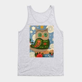 Peppino the Chritmas Owl Tank Top